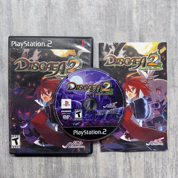 Disgaea 2: Cursed Memories (Sony PlayStation 2, 2006) PS2 CIB Complete - Picture 1 of 4